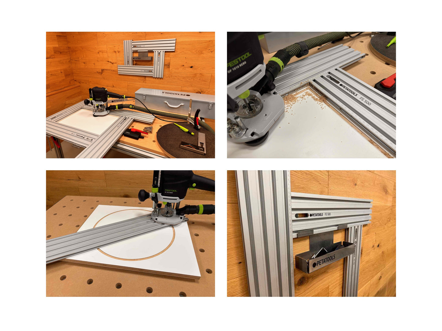 PETATOOLS® FS 700 Frässchablone Komplettset