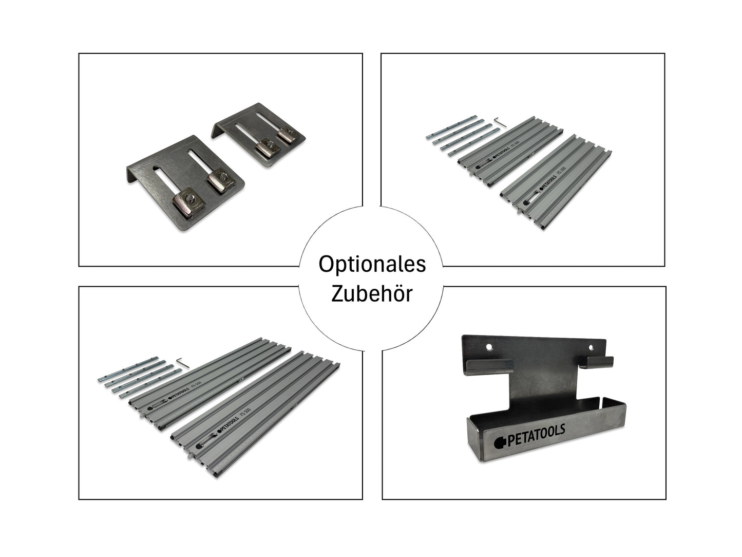 PETATOOLS® FS 700 Frässchablone Komplettset